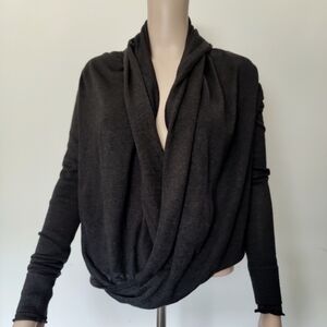 Lululemon Wrap Knit Sweater in Black